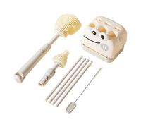 Cepillo de Limpieza para Botella | Mango Largo para Limpieza, Kit de Botellas - para casa, Cuello Estrecho, Cerveza, Vino, Jarra de Tubos, de fregaderos, Cocina de Viaje