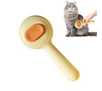 Cepillo de limpieza para gatos, cepillo para quitar gatos | Botón de liberación del cepillo de limpieza Peine más pulido | Peine de masaje para el cabello, cepillo para el cabello enredado, cepillo pa