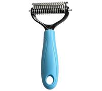 Cepillo de limpieza para perros - Peine de pelaje de doble cara, herramienta de cepillo de depilación, accesorio de cuidado resistente | Adecuado para gatos, perros, hogar, baño, salón, interior y