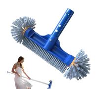 Cepillo de Limpieza para Piscinas, ABS, diseño Ligero, Robusto y Resistente para estanques, Potente removedor de Manchas, con una Cabeza Especialmente Inclinada para alcanzar difícil