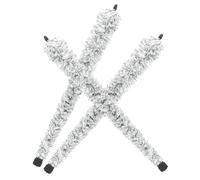 Cepillo de Limpieza para Saxofón Alto de Algodón Negro y Blanco, 3piezas | Uso Manual, Metal Varilla, Cuidado del Interior, Limpieza Antes de Actuaciones