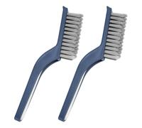 Cepillo de limpieza - QAGOBDI, cepillo de cerdas duras para grietas de ba o, 2 piezas, con gancho largo y clip para objetos robados.