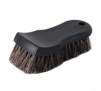 Cepillo de limpieza suave de crin de caballo para cuero y vinilo de coche, tapicería de detalle para quitar la suciedad sin arañazos NiuLumea