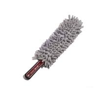 Cepillo de limpieza superfino gris claro del coche de la fibra con el agujero de la ejecución para el interior del automóvil de la motocicleta y del Rv Detailing(gris poco profun