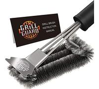 Cepillo de Limpieza y raspador sin cerdas, Cepillo de Alambre de Barbacoa para Parrilla, Limpiador de Rejilla de Accesorios de Parrilla Seguros y Herramientas para Porcelana, Gas Weber, carbón