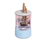 Cepillo de maquillaje eléctrico silencioso con motor de bajo ruido, eliminación eficiente, diseño respetuoso con el hogar, limpiador de brochas eléctrico