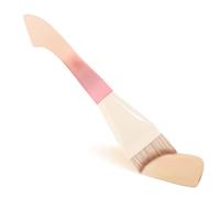 Cepillo de maquillaje líquido - Cepillo corrector líquido | Aplicador plano de pelo en forma de cola de pescado para mezcla de crema, para mujeres y niñas, hogar, voy