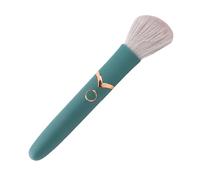 Cepillo de Maquillaje Recargable USB 10 Engranajes Cepillo de Belleza Eléctrico de Pelo Suave y Esponjoso Verde