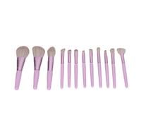 Cepillo de Maquillaje Set Soft Soft Fluffy Professional Beauty Tools adecuados para un Color púrpura de propósito General