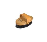 Cepillo de masaje corporal i?nico Redecker de alambre de bronce fino/crin de caballo con mango de madera de haya aceitada de 5-3/8 pulgadas