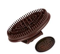 Cepillo de masaje de cuerpo completo, peine de relajación de mano, 5.71 x 3.55 x 1.5 pulgadas, diseño ergonómico y resistente, herramienta meridiana de presión calmante para cuello, hombros, brazos