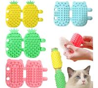 Cepillo de Masaje Esquina para Gatos,YouXiaor 4PCS Cepillo de Pelo de Gato Suave Cepillo de Esquina Masaje Para Gatos Cat Self Groomer con Catnip Cat Corner Groomer Peine Rascador de Esquina pared