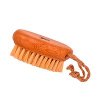 Cepillo de masaje manual de madera de bambú con cerdas de coco