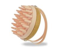 Cepillo de masaje para el cuero cabelludo: cepillo de champú para un masaje perfecto de cabeza - Cepillo exfoliante rosa - Reduce la caspa, cepillo de masaje de Fantasia