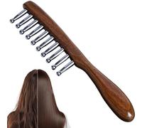 Cepillo de masaje para el cuero cabelludo - Peine energético Terahertz, herramienta para el cuidado del cabello | Cabezal de relajación antiestático, accesorio de Spa para cabello largo, corto, húmedo