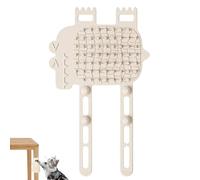 Cepillo de masaje para gatos,Cepillo de esquina para gatos | Cepillo elástico ajustable para mascotas - Cepillo para gatos que ahorra espacio, peluquero para patas de mesa, hendidura de puerta