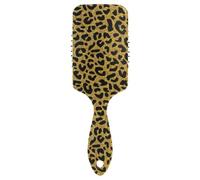 Cepillo de masaje para hombres, mujeres y niños, estampado animal dorado, purpurina dorada, estampado de leopardo dorado, guepardo, jaguar, estilo cepillo para cabello largo, grueso, rizado, ondulado,
