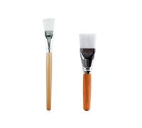 Cepillo de Máscara Facial Pinceles de Máscara Facial Brochas Facial para la Cara Aplicador， 2 piezas de madera natural para máscara facial, para Aplicación de Máscara de Ojos Máscara Facial