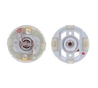 Cepillo de Motor RS550, 2 Piezas, Escobilla de Carbón con Soporte para Motor Eléctrico, Material ABS y Aleación de Aluminio, Repuesto para Taladro