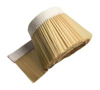 Cepillo de nailon de repuesto para motor de husillo de enrutador CNC, 70 mm o 100 mm de ancho, dorado, compatible con grabado de carpintería y (100 mm)