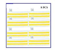 Cepillo De Nailon For Fregona, Compatible Con Karcher, EasyFix SC2 SC3 SC4 SC5, Cabezal Raspador De Vidrio For Aspiradora, Accesorios De Cepillo De Microfibra For Vapor.(Multi-colored8PCS)