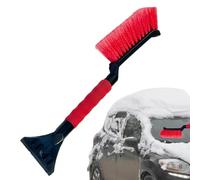 Cepillo de nieve para coche,Cepillo de nieve y raspador de hielo para coche,Rascador de nieve y cepillo 2 en 1 | Limpiador de nieve ergonómico con mango de espuma para coche, raspador de hielo para v