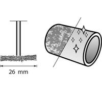 Dremel Cepillo abrasivo 538 – alto rendimiento, cerdas 26 mm, elimina óxido y corrosión