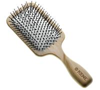 Cepillo de paleta grande Kent LPF2 con almohadillas ventiladas y p as finas para desenredar cabello largo, grueso y rizado. Masajeador de cuero c