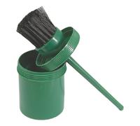 Cepillo de para caballos con botella, herramienta de cuidado compacta y portátil, limpieza duradera y aplicador de para el cuidado diario, cría, carreras, zoo, estable y cuidado al aire