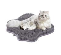 Cepillo de Pared para Gato masajeador adhesivo de esquina vertical para | rascador de pared instalable en rincón vertical para gato para el Rascado en las Esquinas de los de Interior de Pelo Largo