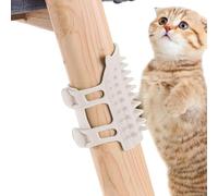 Cepillo de pared para gatos - Herramienta de cuidado de esquinas, rascador ajustable de silicona para techos de pared | Cepillo de masaje portátil para aliviar el picor, eliminar enredos, suciedad y