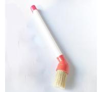 Cepillo de pasta de montaje de neumáticos para aplicación de lubricante de cambio de neumáticos, herramienta aplicadora en ángulo con mango de plástico, compatible con lubricación de cuentas y llantas