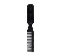 Cepillo de peine 2 en 1 retro para quitar el cuello, apto para el cabello, herramienta de limpieza rápida del cabello, cómoda