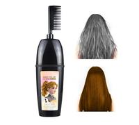 Cepillo de peine para teñir el cabello, aplicador de cobertura de canas, herramienta de raíz para teñir el cabello, aplicación de precisión con diseño de agarre compacto, acabado rápido de salón, uso