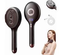 Cepillo de pelo 2 en 1 Mister - Cepillo de pelo húmedo y seco sin enredos con cerdas ultrasuaves, suaviza el cabello, añade brillo, reduce el encrespamiento, se desliza a través de enredos, adecuado