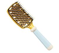 Cepillo de pelo - 9,65 x 2,76 pulgadas portátil Detangling Comb | Bristle Styling Brush for Women Men Backcombing Curl Hair Travel Salon Hairdressing Dorm Home Use