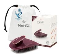 Cepillo de Pelo Antirrotura Manta Original - El Mejor Cepillo Desenredante y Flexible para un Cabello Saludable, Fino y Todo Tipo de Cabello, Cuidado Suave del Cabello para Mujeres y Hombres, Burdeos