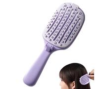 Cepillo de pelo autolimpiable, herramientas de peinado plegable | Peine de masaje del cuero cabelludo | para mujeres, niñas, señoras, esposas, madres, hogar, salón, hotel, viajeros, nadadores, piscina