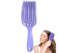 Cepillo De Pelo Curvado | Detalle De Cabello | Cepillo De Pelo Anti-tiro | Cepillo De Peluquería Profesional Para Hombres Mujeres, Cepillo De Pelo Ventilado Para Secar Al Sufrimiento Pl