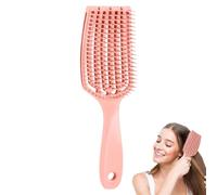Cepillo De Pelo Curvado | Detalle De Cabello | Cepillo De Pelo Anti-tiro | Cepillo De Peluquería Profesional Para Hombres Mujeres, Cepillo De Pelo Ventilado Para Secar Al Sufrimiento Pl