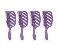 Cepillo de pelo curvo con ventilación profesional, herramienta de desenredado para secado rápido, hombres y mujeres