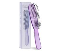 Cepillo de pelo de cerdas de jabalí de nailon para normal a grueso, desenreda suavemente, no tira ni desenreda las puntas abiertas