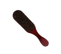 Cepillo de Pelo de Cerdas de Jabalí, Haofy Cepillo Curvo para Cabello con Mango de Madera, Wave Brush para Peinar el Cabello de Longitud Media, para Hombre Marido Regalo del Día del Padre