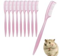 Cepillo de pelo de conejito - 10 piezas de cuidado suave, cepillo de hámster | Suministros de limpieza de hámster pequeño | Tiny Pet Ferret Care Tool For Interior Home Coat Maintenance Sensitive Skin