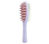 Cepillo de pelo de doble cara y masajeador de cuero cabelludo | Peine acolchado de mango largo para desenredar el cabello y limpiar el cuero cabelludo en la ducha 43-6