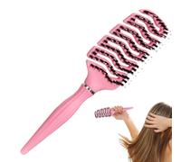 Cepillo de pelo de entrenamiento - Cepillo de peluquería profesional, cepillo de pelo cómodo | Cepillo de peluquería natural, cepillos y flexibles para uso en salón e