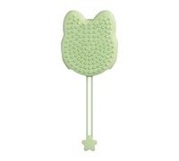 Cepillo de pelo de gato, peine de silicona para gatos, cepillo para masaje | de gatos, peine para el pelo de las mascotas, cepillo de champú para pelo de mascotas con agujero para un mejor agarre en el