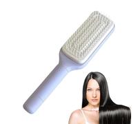 Cepillo de pelo de masaje - Cepillo de pelo fácil de limpiar, peines de masaje para mujeres | Peines de cerdas retráctiles para mujer, peines fáciles de limpiar, peines portátiles con mango giratorio