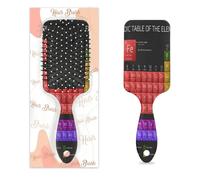 Cepillo de pelo de mesa periódica Elementos Educación húmedo seco cojín de aire cepillo de pelo desenredante de plástico para niños adultos regalo de vuelta a la escuela mujeres hombres