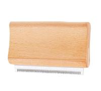 Cepillo de pelo de perro, cepillo de perro, 5.31 x 2.36 x 0.79 pulgadas, peine de madera para desenredar, herramienta de aseo profesional para el hogar, rutina de mascotas, cachorros, gatos, caballos